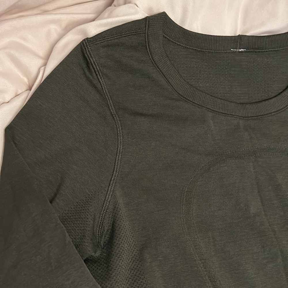 Lululemon Swiftly Relaxed Long-Sleeve Shirt Dark Olive 6